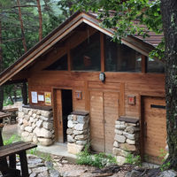 燕岳 燕岳登山口の登山トイレ