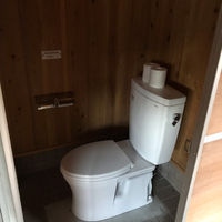 尾瀬ヶ原温泉休憩所 温泉地区公衆トイレの登山トイレ