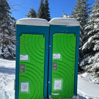 オーレン小屋冬季トイレ　の登山トイレ