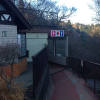 ケーブルカー 高尾山駅の登山トイレ