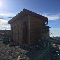 赤石岳 赤石岳避難小屋の登山トイレ