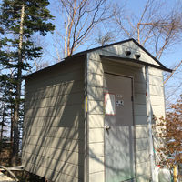 七丈小屋の登山トイレ