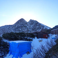 塩見小屋(冬季利用不可)の登山トイレ