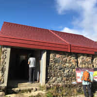 唐松岳　八方池山荘の登山トイレ