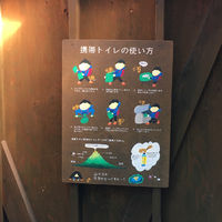 利尻山 鴛泊コース避難小屋の登山トイレ