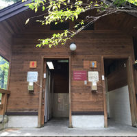 穂高神社奥宮 嘉門次小屋近く 上高地の登山トイレ