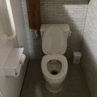 常念岳 一ノ沢登山口の登山トイレ